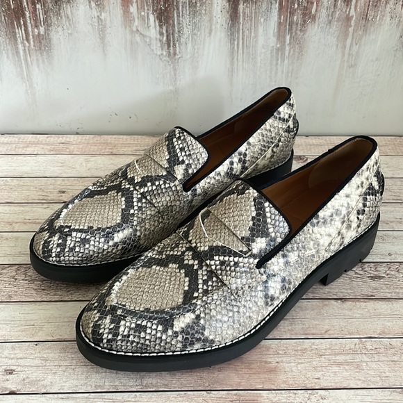 SARTO BY FRANCO SARTO
Tivoli Snake-Print Leather Loafers size 10 M New with tags - Picture 2 of 10